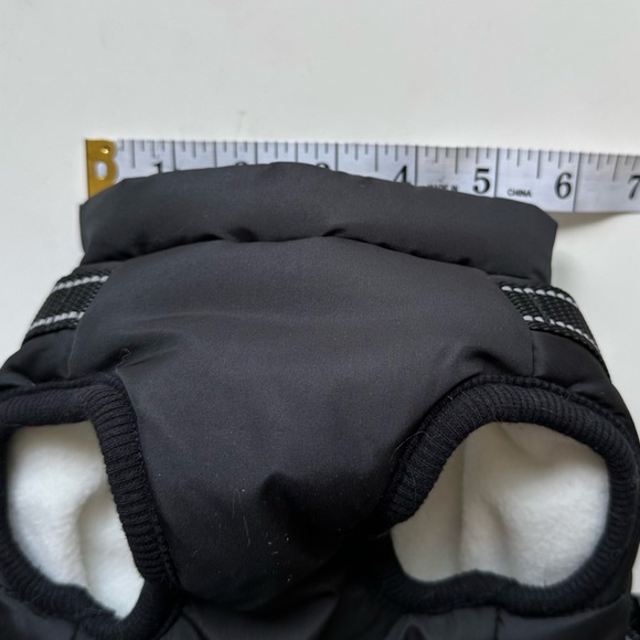 FASHION SPORTS Dog Harness Fleece Jacket in Black - Picture 13 of 15